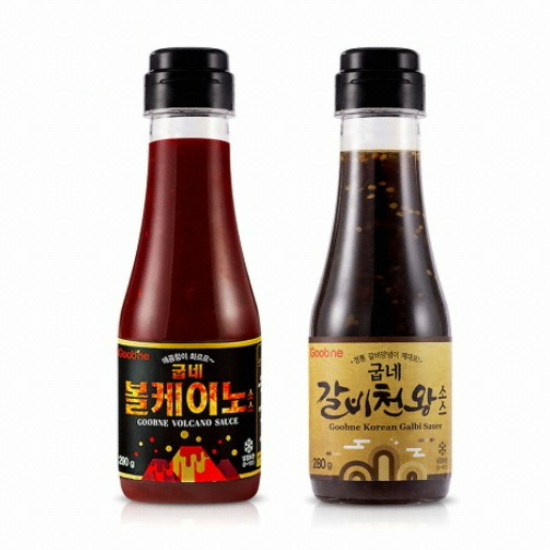 볼케이노 소스 290g+갈비천왕 소스 280g