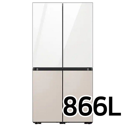 삼성전자 비스포크 글램+새틴 RF85A9241 (화이트(글램)+베이지(새틴))_이미지