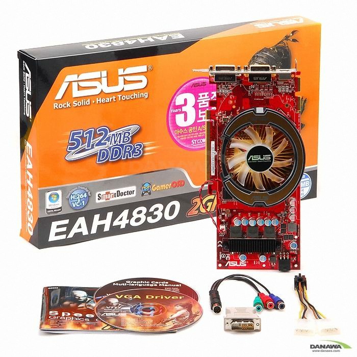 ASUS 라데온 HD 4830 512MB 글라시에이터_이미지
