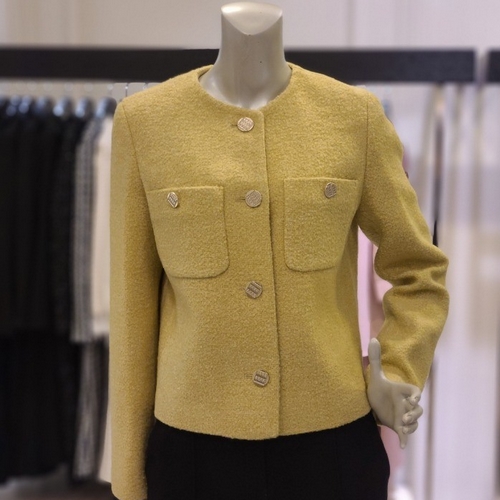 린(LYNN) 라운드 트위드 자켓 LCJKMK0200_이미지