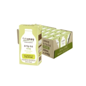 매일유업 상하목장 유기농 저지방 우유 200ml (120개)_이미지