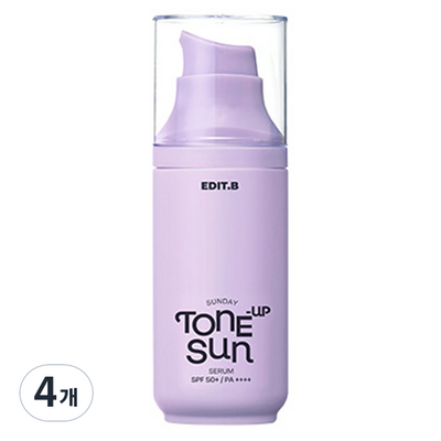 에딧비 선데이 톤업 선 세럼 55ml (4개)_이미지