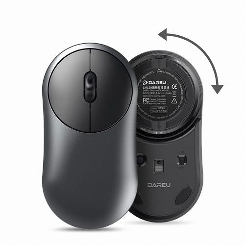 다얼유 LM129 UFO 블루투스 무선 무소음 마우스