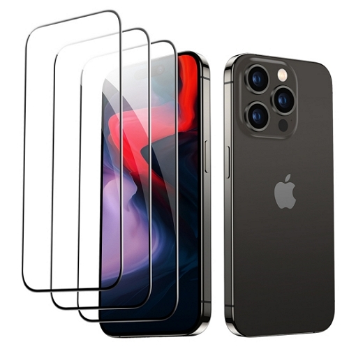 ESR 아이폰15 프로 풀커버 가이드 강화유리 보호필름 (액정 2매)