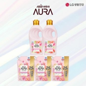 샤프란 아우라 윌유메리미 1L + 리필 1.7L (본품2개+리필3개)_이미지