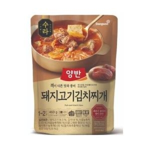 동원F&B 양반 수라 돼지고기 김치찌개 460g (4개)_이미지