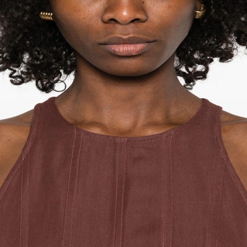 브루넬로쿠치넬리 B0711895456 린넨 블렌드 롱 드레스 MH126A5171C9092_이미지