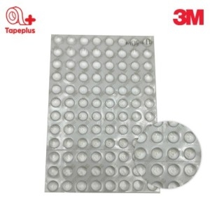 3M 범폰 SJ5306 Bumpon보호용완충제품 투명 1장 96개_이미지
