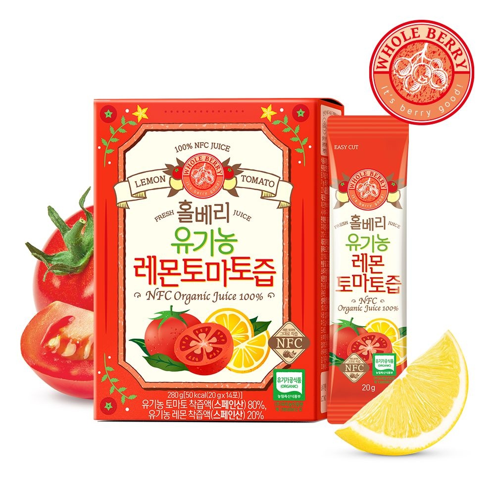유기농 레몬토마토즙 20g 14포