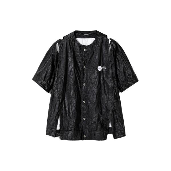  송지오 X안티소셜소셜클럽 폴립티크 라운드넥 반팔 셔츠 블랙 MI3SH750BK