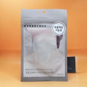 마르시끄 링클 리페어 하이드로겔 넥 패치 4매