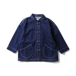 에스티오 HOU N 휴스턴 데님 차이나 자켓 10oz 블루계 3 711233_이미지