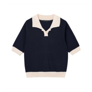 아날도바시니 비스코스 카라 니트 AX07KP24M_이미지