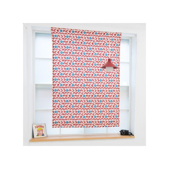 해피코튼 원룸미니커튼 폴라베어 레드 (100x140cm)_이미지