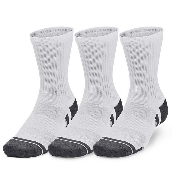 언더아머 퍼포먼스 코튼 3P 1379530 (100, 화이트)_이미지