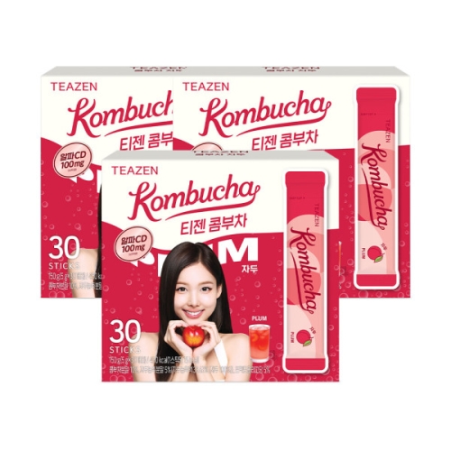 티젠 콤부차 자두 30개입 (3개)