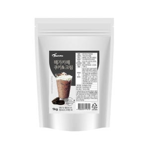 메가카페 쿠키앤크림 파우더 1kg 1박스 12개_이미지