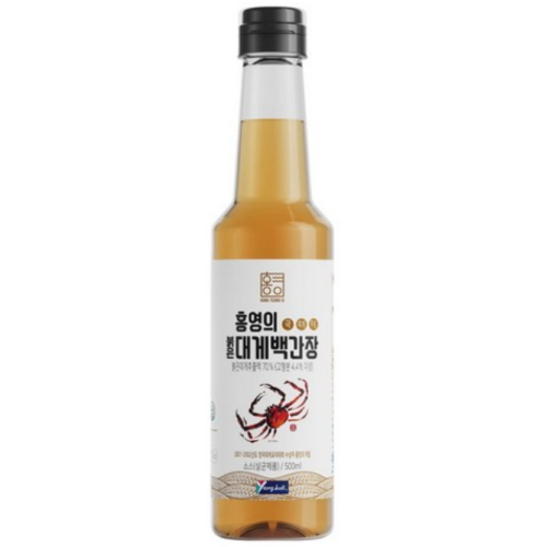 홍영의 붉은대게 백간장 500ml (4개)_이미지
