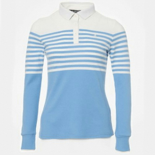 빈폴골프 스트라이프 발열 칼라 티셔츠 BJ9941A15Q_이미지