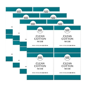 아모레퍼시픽 해피바스 오리지널 컬렉션 클린 코튼 비누90g (16개)
