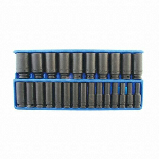 지니어스 1/2인치 롱 임팩소켓 세트 DI-425M (24pcs)