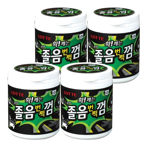 롯데제과 졸음 번쩍껌 87g (4개)