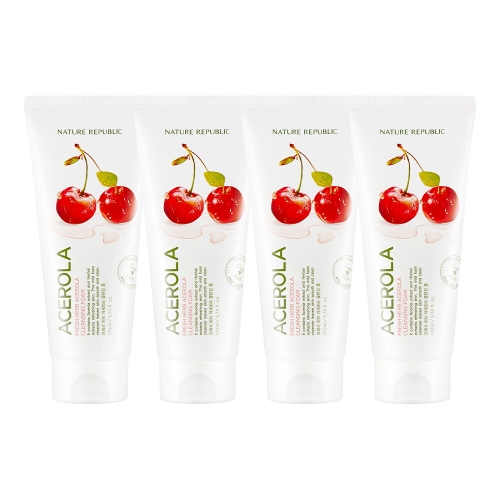 네이처리퍼블릭 프레시 허브 아세로라 클렌징 폼 170ml (4개)