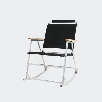 발리스틱스 락킹 로버 체어 (블랙/실버)_이미지