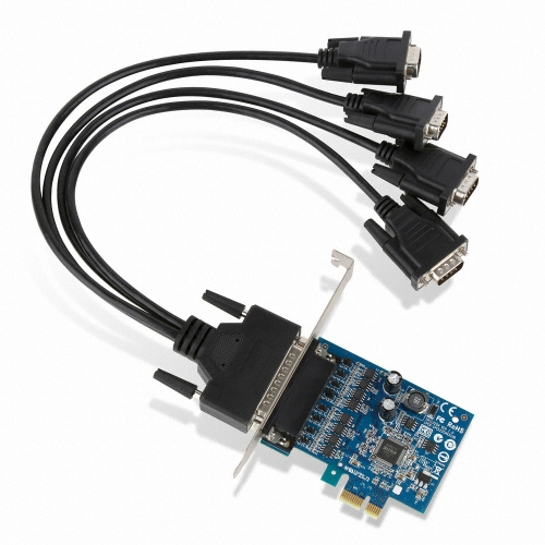 SUNIX 4포트 시리얼 PCIe 카드 (IPC-E2204S-B)_이미지