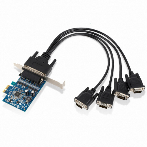 SUNIX 4포트 시리얼 PCIe 카드 (IPC-E2204S-B)_이미지