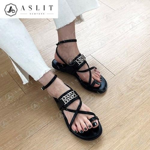  애슬릿 여성 쪼리 체인 포인트 스트랩 여름 샌들 7143246