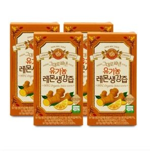 홀푸드코리아 홀베리 1일1레몬 유기농 레몬생강즙 15g 14포 (4개)_이미지