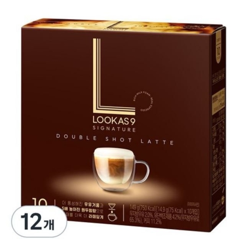 루카스나인 시그니처 더블샷 라떼 10개입