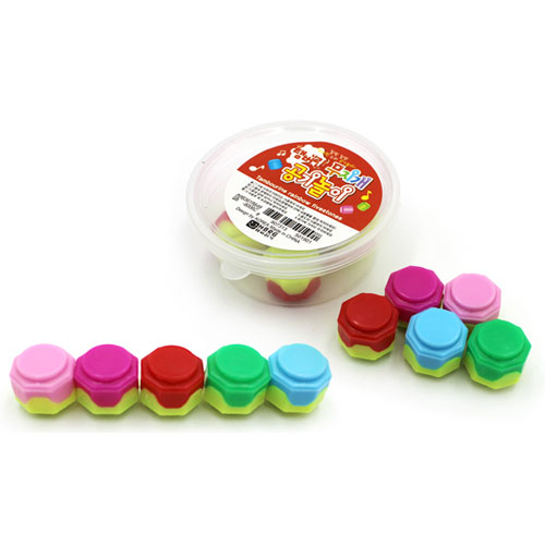 해바라기 탬버린 무지개 공기놀이 5p (1개)