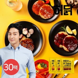 허경환허닭 허닭 PICK 닭가슴살 소스 스테이크 100g 3종 30팩_이미지