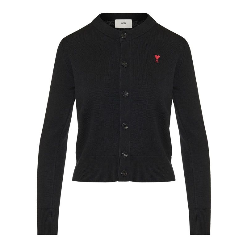 AMI 울 드 꾀흐 가디건 FKC361 001 009_이미지
