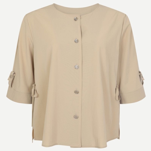 캐리스노트 언발란스 블라우스형 자켓 CNEMJK303