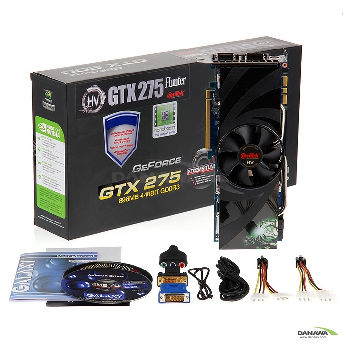 이엠텍 HV 지포스 GTX275 Hunter 896MB_이미지