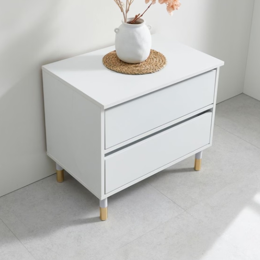 하임 네리오 2단 핸들리스 모던 서랍 협탁 600