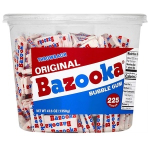 바주카 Bazooka 바주카 풍선껌 225입 벌크 버블 껌 츄잉껌