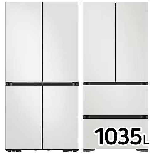 삼성전자 비스포크 키친핏 코타 RF60DB9KF2 + RQ42DB94R2AP (화이트)