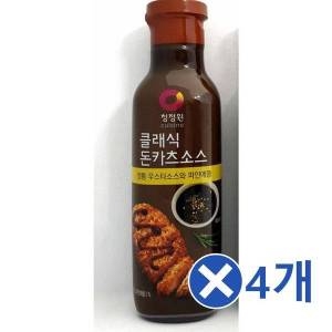 청정원 클래식 돈카츠 소스 400g (4개)_이미지
