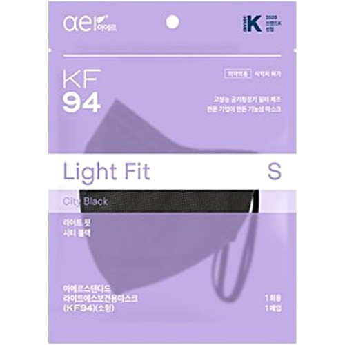 스탠다드 라이트핏 KF94 소형 블랙
