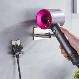 제이킨 부착형 스테인레스 드라이기 거치대