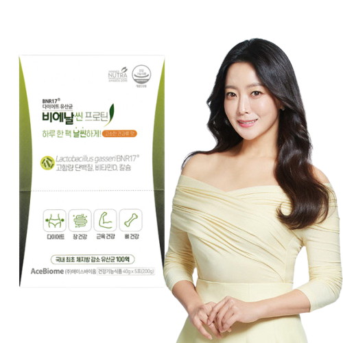 비에날씬 BNR17 다이어트 유산균 비에날씬 프로틴 5포 (6개)_이미지