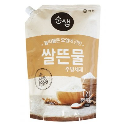 애경 순샘 쌀뜬물 주방세제 1.2L (3개)