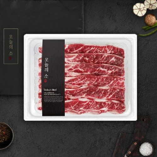 오늘의소 꽃갈비를 품은 블랙앵거스 LA 갈비 선물세트 3kg (1개)_이미지