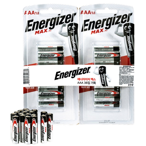 에너자이저 맥스 알카라인 AAA (36개)_이미지