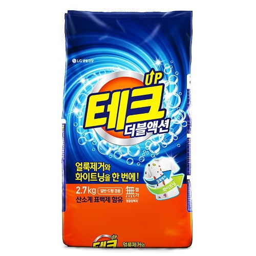 테크 ㅤ더블액션 가루세제 2.7kg (2개)_이미지