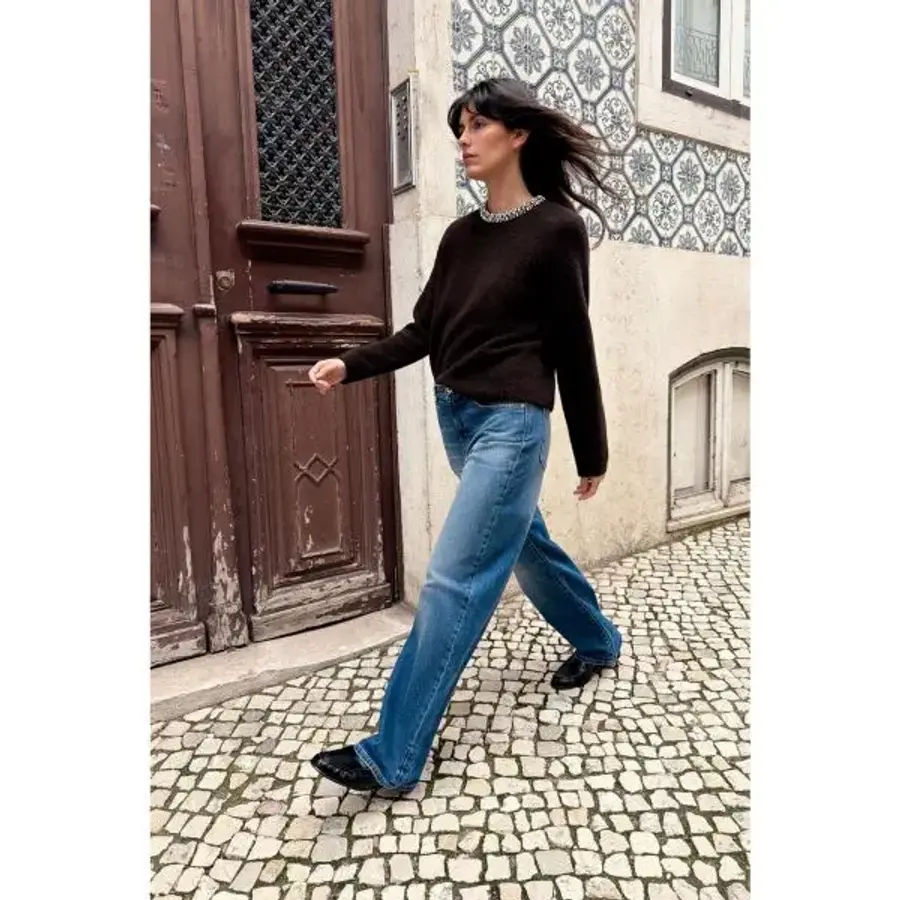 자라 149283 소프트 모카신 그레이팅 장식 블랙